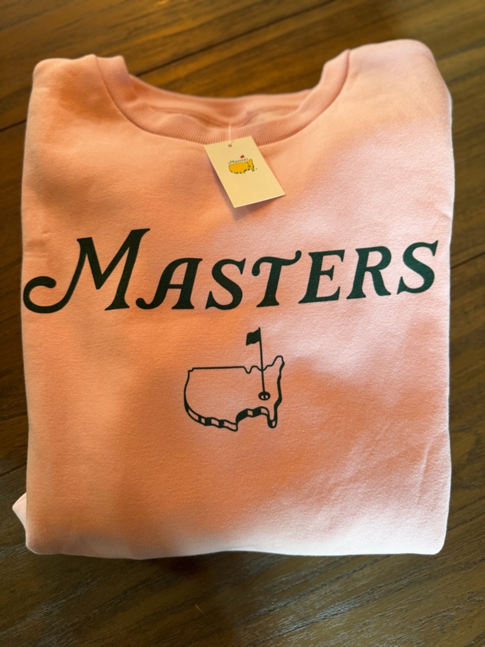 2026 Pink MASTERS crewneck sweatshirt. Authentic. Small